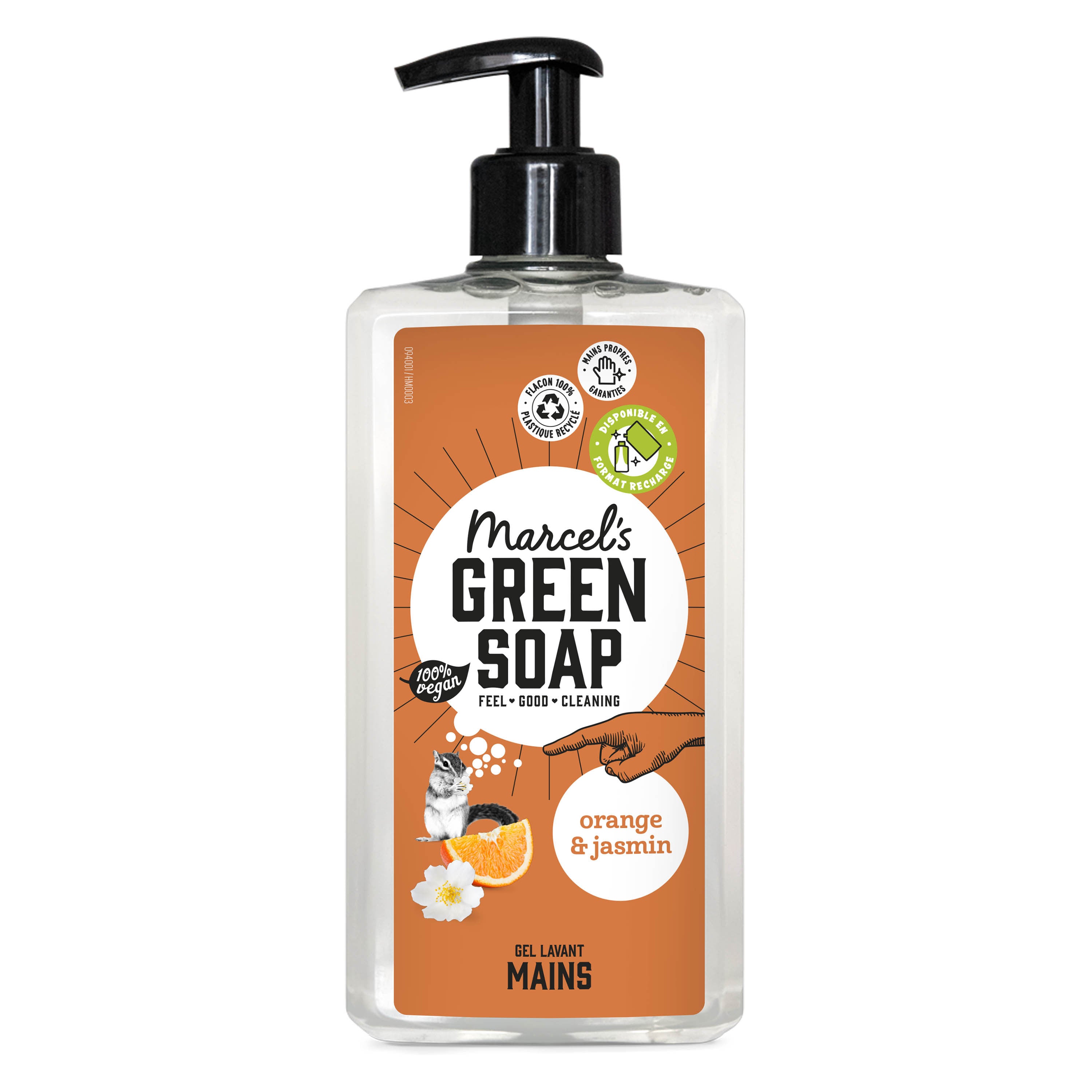 MARCEL'S GREEN SOAP - Le Gel Lavant Mains Orange & Jasmin 250ml Orange & Jasmin