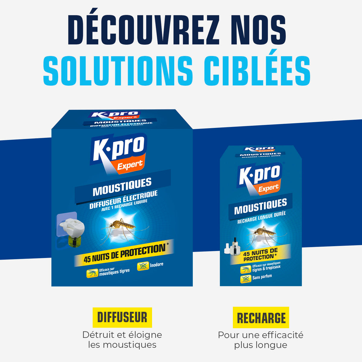 K.PRO - Diffuseur électrique + recharge anti-moustiques 
 X1